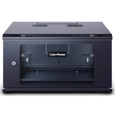 CyberPower CR6U61003 Wall Mount IT Equipment Enclosure, 132 lb. capacity, adjustable rack angles